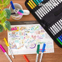 Shuttle Art Permanent Markers, 30 Assorted Colors Ultra Fine Point Permanent Mar