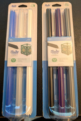 Lot of 2 3Doodler Create+ PLA Filament Purple Black Gray Blue 3D Pen pl-night-75
