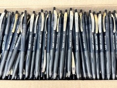 100 Bic Atlantis Retractable Ballpoint Pen BLACK Medium 1 mm NEW Atlantis Pens