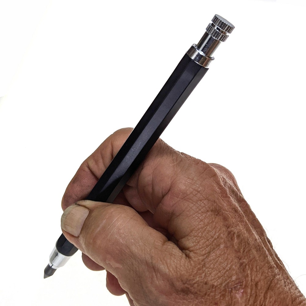 Sketch Mechanical Clutch Pencil – Classic 5.6mm Carpenter Drawing Art HB BLACK