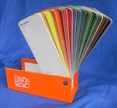 “RAL K5 Classic” Color Chart Set, 213 Cards (Swatches), Germany 2017 Edition