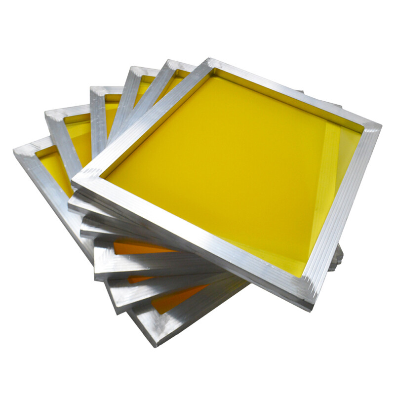 Desktop 10″*14″ Screen Frame with 200 Mesh Yellow Color 6PCS/Pack Printmaking