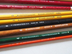 Vintage Artist Paint Brushes Lot M. Grumbacher NY Simmons White Sable Quill Sign