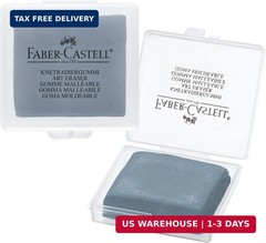 Faber-Castell Kneadable Eraser for Artists in Storage Case – Absorbent Kneaded E