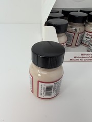 (12) 1 Oz Bottles Of Angelus Acrylic Leather Natural Tan Paint New