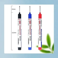 8Pcs/Set 20Mm Deep Hole Long Nib Head Markers for Metal Perforating Pen