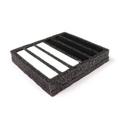 6 PCS Professional Soft Chalk Pastels Adult Artists Square Black White