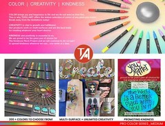 22 Acrylic Paint Pens (REDS AND PINKS) Pro Color Series Set (3mm MEDIUM)