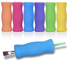 Soft Foam Pencil Grip for Kids and Adults, Open Slip Easy Multicolor (One Size)