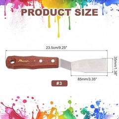 Pack of 1 Large Palette Knife No.3 9.3″ Long Palette Knives