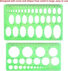 9 Pieces Drawings Templates French Curve Geometric Templates Measuring Rulers