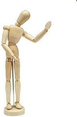 24 pcs ARTIST MANNEQUINS 12″ Wooden Jointed Paint Draw Human Figure Dummy Model