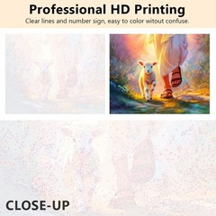 DIY Paint by Numbers for Adults Art Religious Christianity Adults’ Paint by Numb