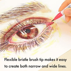 Kuretake ZIG CLEAN COLOR Real Brush 6 colors set ‘Portrait colors Ⅱ’ for i