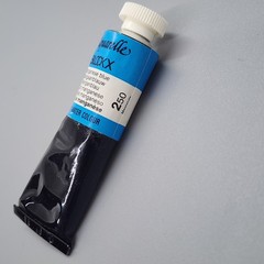 Vintage BLOCKX Watercolor 15ml Tube – Genuine MANGANESE BLUE PB33 Extinct Rare