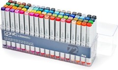 Copic Classic 72 Colors Marker Set A, 72 Piece For Artist Anime Manga Comic