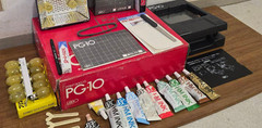 RISO Print Gocco PG-10 Screen Printing Kit Craft Printer For Parts Vintage Boxed