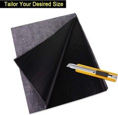 Graphite Transfer Paper 20″ x 47″, 10 Sheets Black Carbon Transfer Tracing Pa…