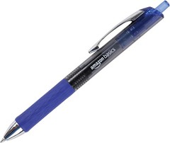 Fine Point Blue Gel Pens 0.7mm – Pack of 12, Quick Drying and Comfortable Grip