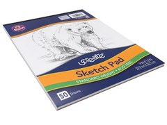 Versatile 50-Count 9″ x 12″ Sketch Pad – Perfect for Dry Media & Painting