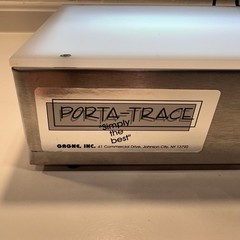 Porta-Trace Light Box Model 1012 Art Tracing Illuminated Surface