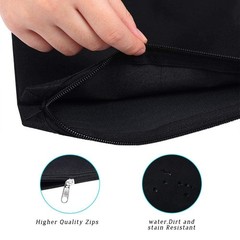 Vazkequ Large Size Art Portfolio Tote with Nylon 24*36 inch, Black