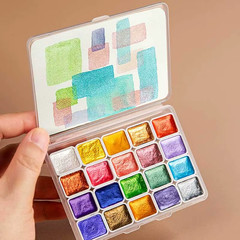 Color Pearl Watercolor Pigment Set for Traditional Chinese Painting