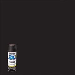 Rust-Oleum 249846 Black Interior/Exterior Paint & Primer Spray 12 oz. 6 Pack