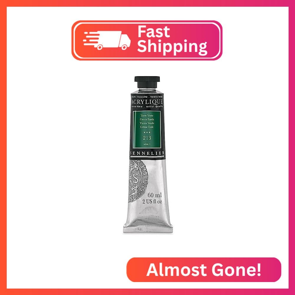 Sennelier Extra-Fine Artists’ Acrylic, 60ml, Green Earth S1