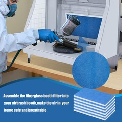 U0U 10 Pieces Paint Booth Filters,Portable Spray Booth Filter, Paint Booth Ex…