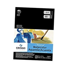 Canson Montval Watercolor Pad 140 9″ x 12″ Art Media Paper 9″ x 12″ Fold-Over
