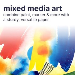 Mixed Media Pad 9"x12" 60 Sheet: Uncoated Sketchbook , 98 lb Paper