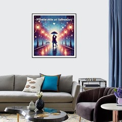 Romantic Love Diamond Art Kits for Adults, 5D Diamond Painting Kits for Beginner