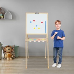 Wooden Art Easel Studio H-Frame Easel Holds Canvas Beechwood Artists Easel