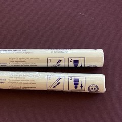 2 Pks Creative Memories Markers + 2 Metallic Pens Sage & Copper Made in Japan
