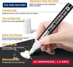 SELEAD Tire Marker White – 8 Pack Paint Pens for Car Tires Lettering, Premium Pr