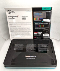 VE. Mont Marte Calligraphy Pen Set 32pc, 4 pens 20 Cart, 5 Nib & Ex Book + Box