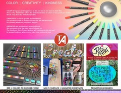 24 Pastel Acrylic Paint Pens Special Color Series Markers Set (0.7mm EXTRA FINE)