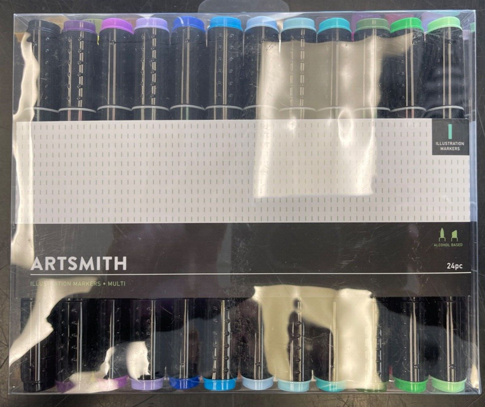 ArtSmith Illustration Markers Multi Set, 24pc New 1873-7809 *BRAND NEW*