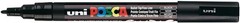Uni Posca Paint Marker PC-3M Black, 3 Pens 1 Count (Pack of 3), black