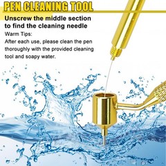 Car Touch Up Paint Pen, 0.5mm Vehicle Detailing Fine Line Painting Writer Tool,