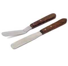 2 Pcs Stainless Palette Knife Scraper Spatula Set For Artist Oil Painting Knives