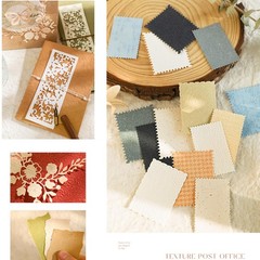 Vintage Scrapbook Paper 80 Sheets A6 Embossed Textured for Junk Journal Collage