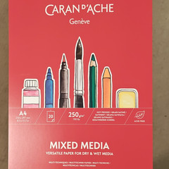 Caran d’Ache Genève Mixed Media Art Pad A4 White, 20 Sheets