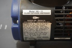 Badger Air-Brush Co. Model 180-11 Cyclone 1 Airbrush Compressor TESTED Working