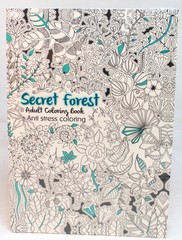 Oceanis Adult and Teen Coloring Book Secret Garden Forest Theme