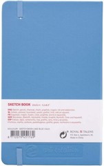 Hardback Sketchbook Art Creation 80 Sheets 140gsm Lake Blue – Royal Talens