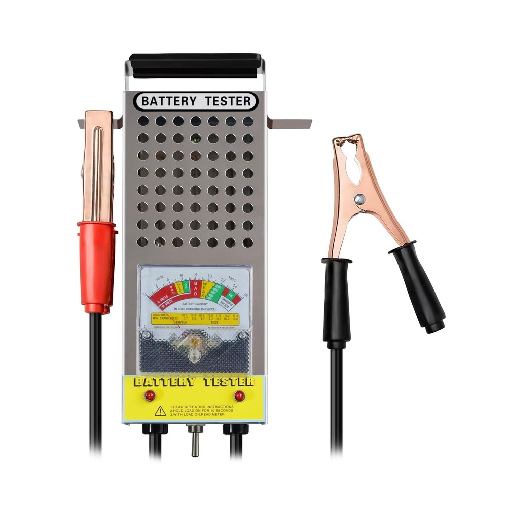 Battery Load Tester 6V 12V, Car Battery Load Tester with Voltmeter and Clamps…