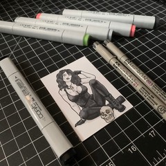 50 Gothic Sketch Cards – Blank Trading Cards – 2.5x 3.5 – 32pt – For Gothic Art