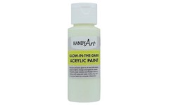 Glow in the Dark Acrylic Paint 2 ounce, Clear